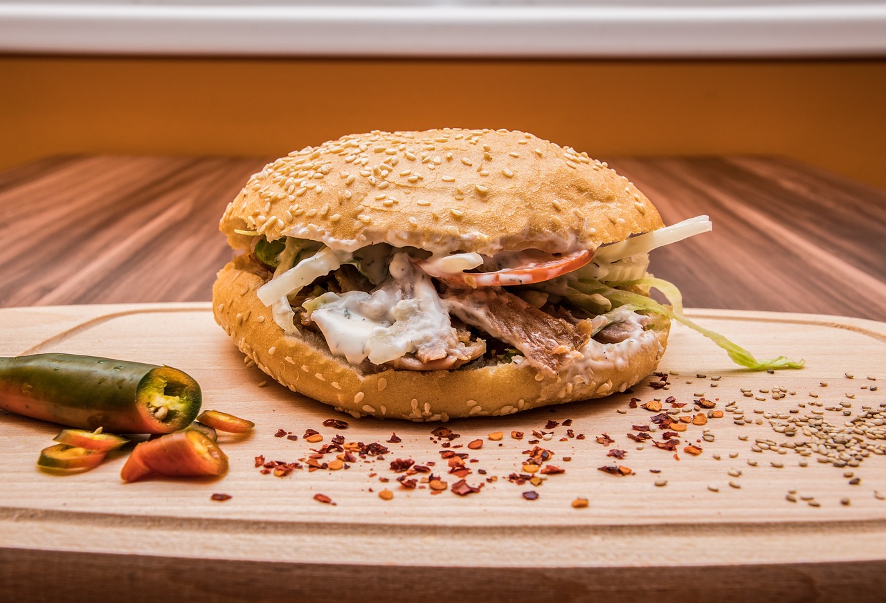 Ingredients in a Döner