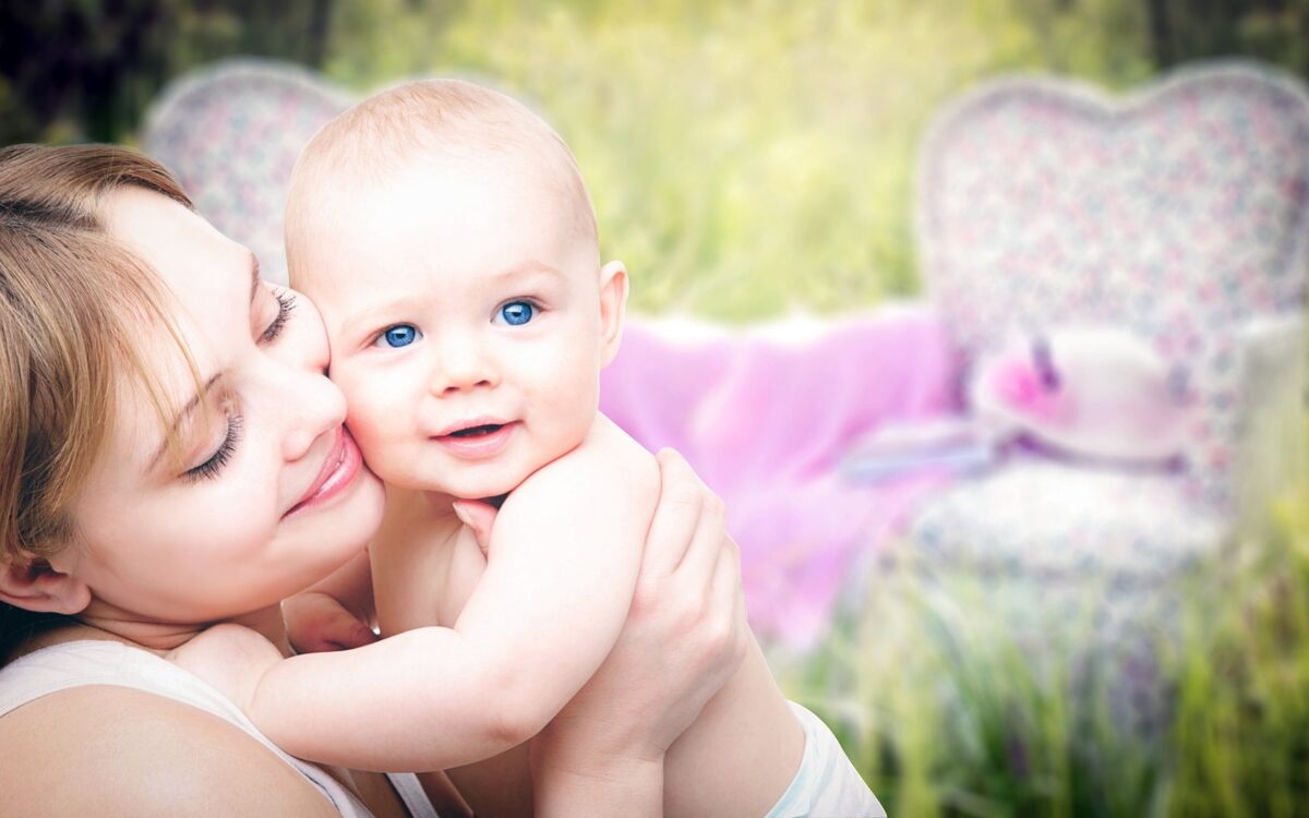 Mutter mit Baby