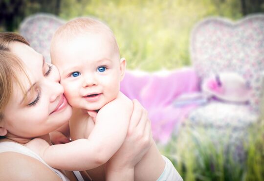 Mutter mit Baby