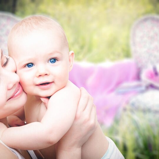 Mutter mit Baby