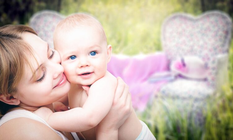 Mutter mit Baby