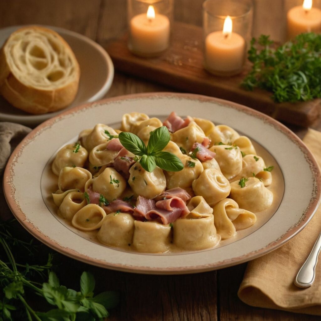 Tortellini mit Schinken in cremiger Sahnesoße: Ein einfaches Rezept für jeden Tag