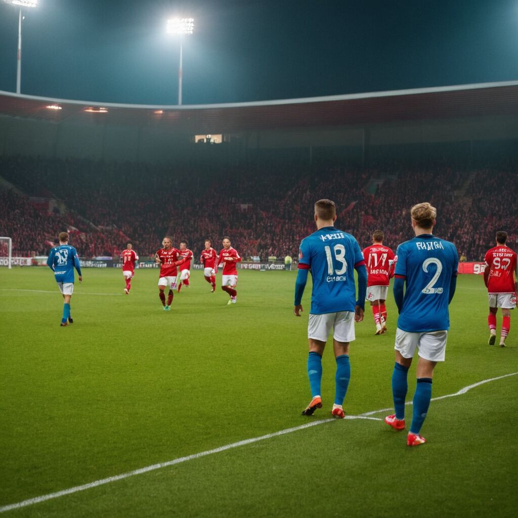 Aufstellungen: Teilnehmer des Spiels KSC gegen 1. FC Köln im Fokus