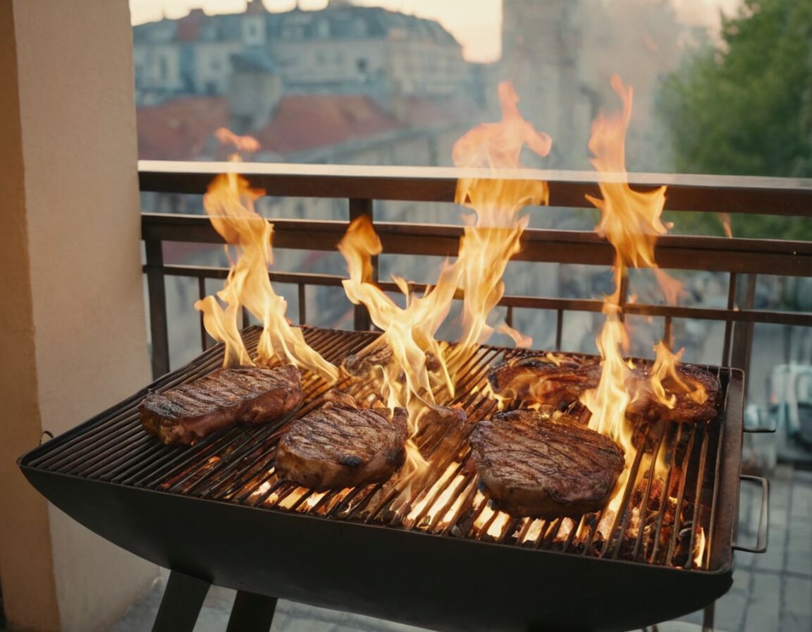Lüftung: Für ausreichende Luftzirkulation sorgen - Grillen auf dem Balkon: Tipps für ein gelungenes BBQ in der Stadt