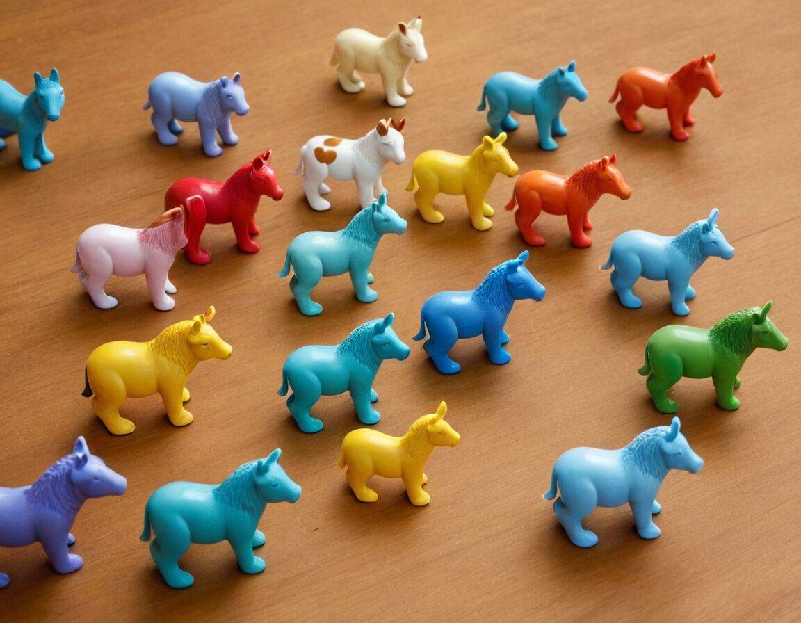 Tierfiguren für fantasievolles Spielen - Geschenkideen für Mädchen im Alter von 4 Jahren: Kreative und pädagogische Vorschläge