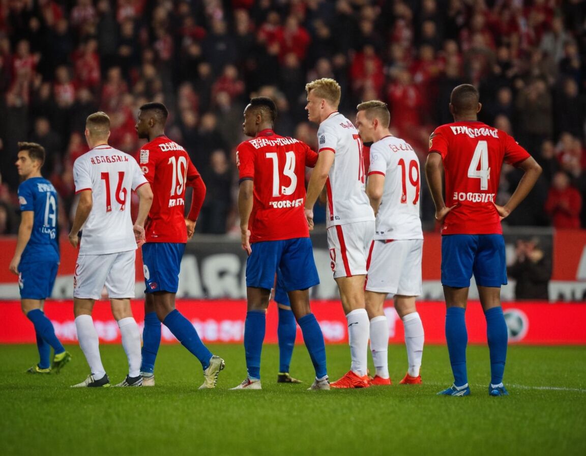 Schlüsselmomente: Standardsituationen entscheiden das Ergebnis - Aufstellungen: Teilnehmer des Spiels KSC gegen 1. FC Köln im Fokus