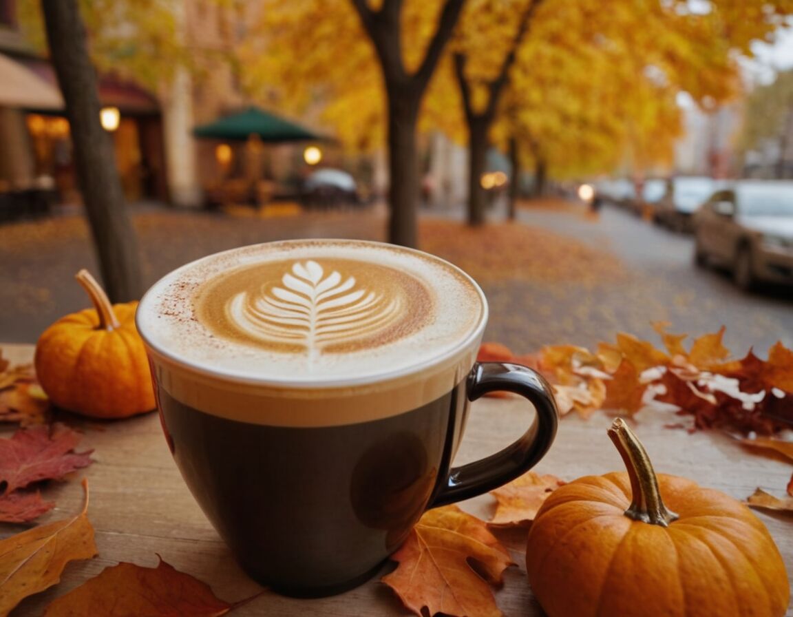 Neue Geschmackskombinationen entdecken und ausprobieren - Das Pumpkin Spice Café: Ein Herbstgenuss für Kaffeeliebhaber