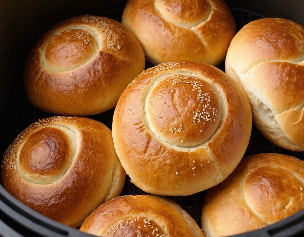 Brötchen nicht zu lange backen, werden sonst trocken - Brötchen aufbacken im Airfryer: So gelingt das perfekte Frühstücksgebäck