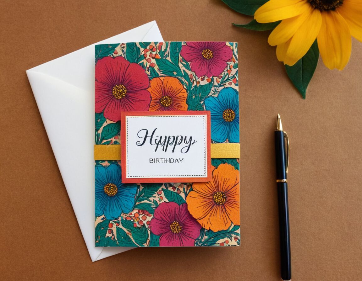 Handgemachte Kunstwerke für besondere Akzente - Kreative открытки с днем рождения женщине: Ideen für unvergessliche Geburtstagsgrüße