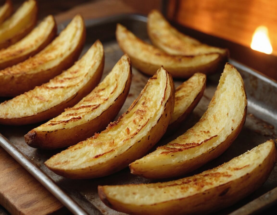 Knusprige Kartoffelwedges im Backofen - Schnelle und einfache Kartoffelrezepte für jeden Tag