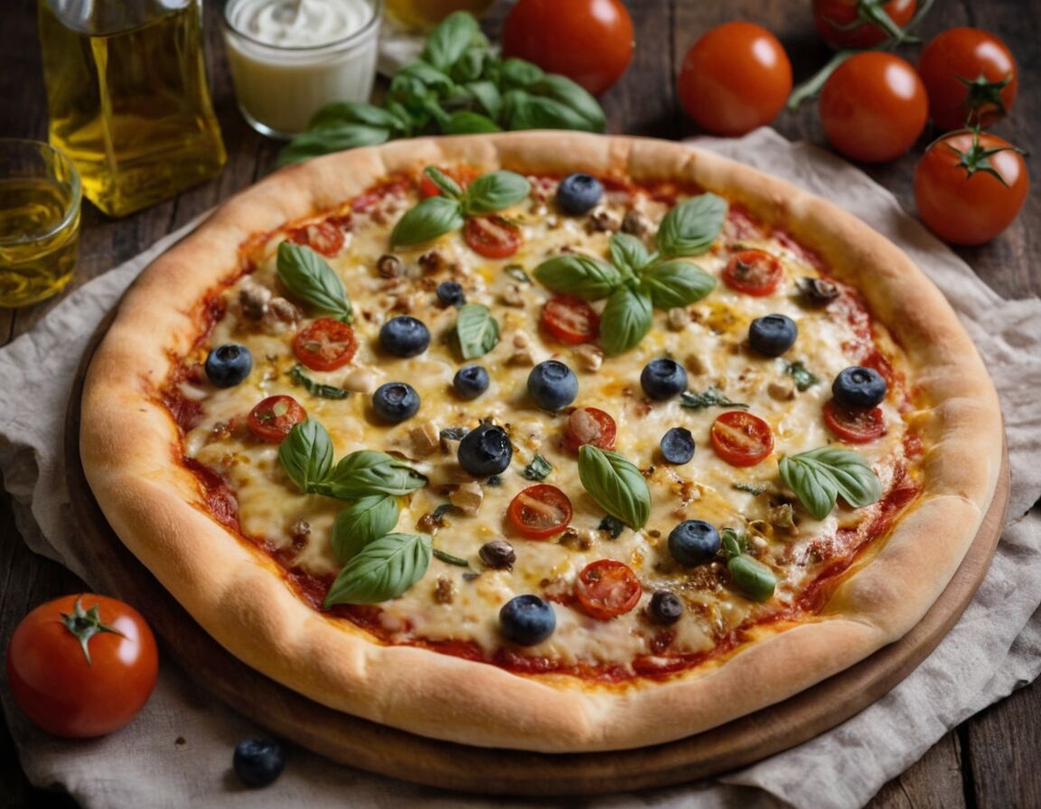 Belag hinzufügen und fertig backen - Quark-Öl-Teig für Pizza: Der perfekte Boden für Deine Lieblingspizza