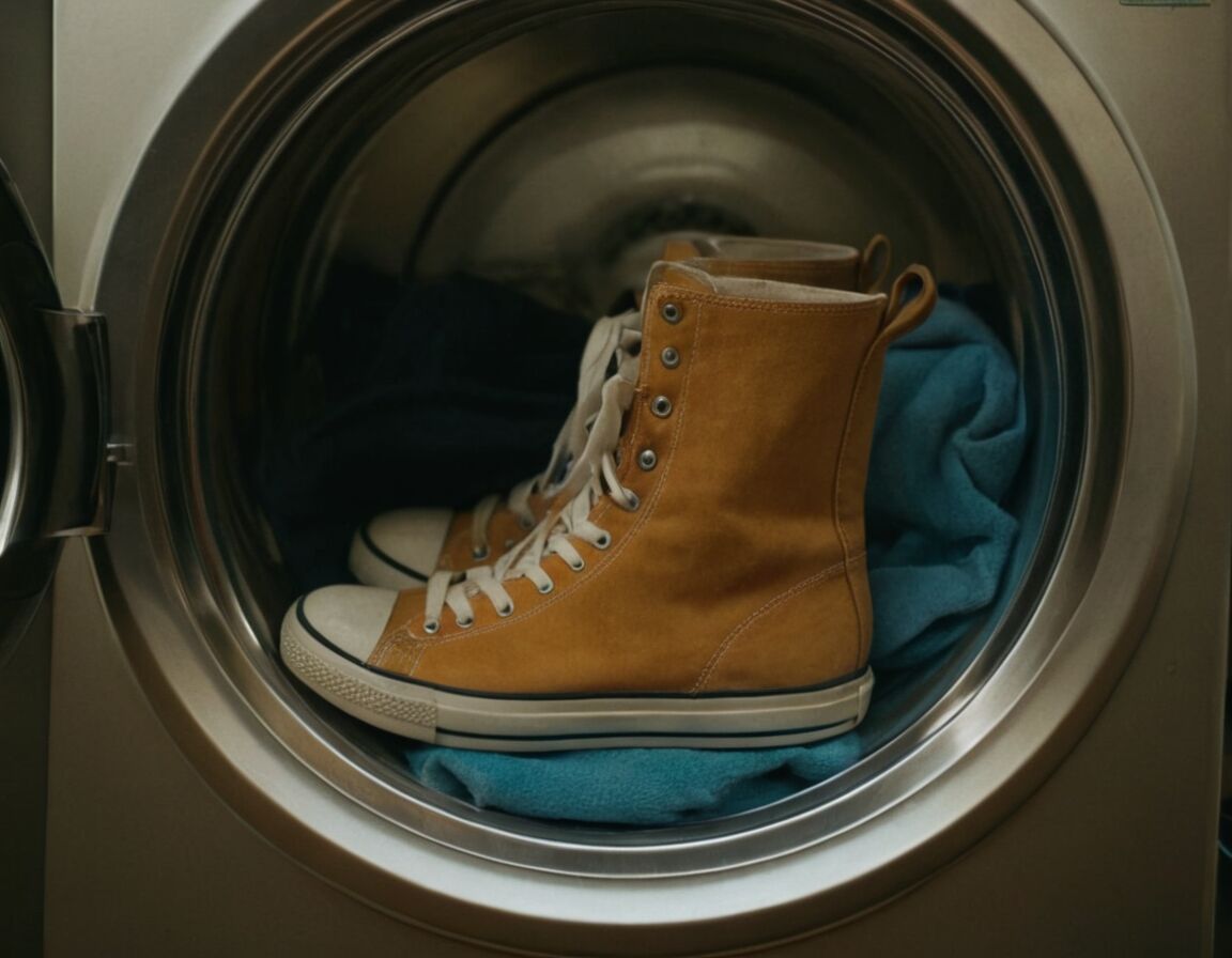 Kein Weichspüler verwenden, um Material zu schützen - Schuhe in der Waschmaschine waschen: Tipps für die richtige Pflege und Reinigung