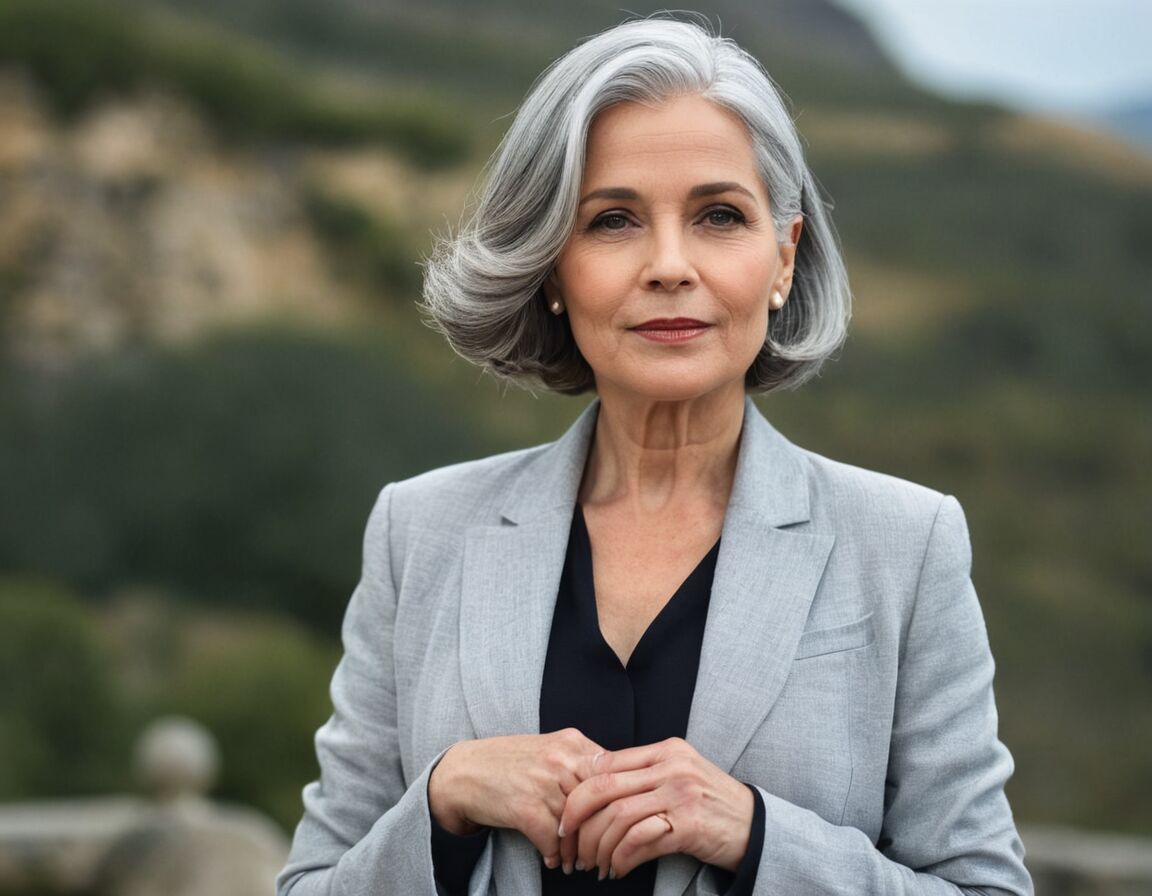 Probiere leichte Farbtöne für Akzente - Graue Haare rauswachsen lassen: Tipps für einen stilvollen Übergang