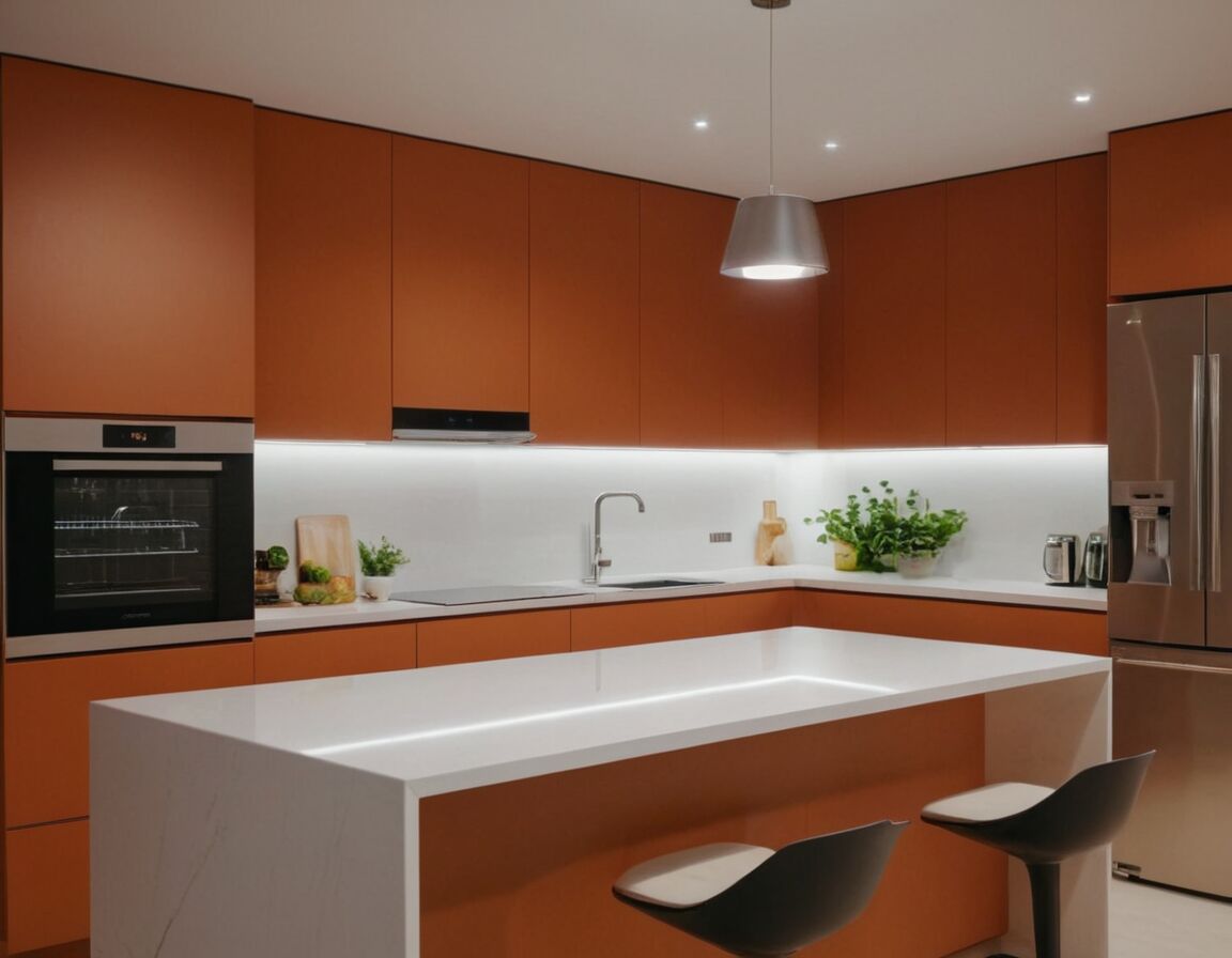 Gerätenutzung durch smarte Technologien vereinfachen - Küchenzeile mit E-Geräten: Die besten Tipps für eine moderne und funktionale Küchengestaltung