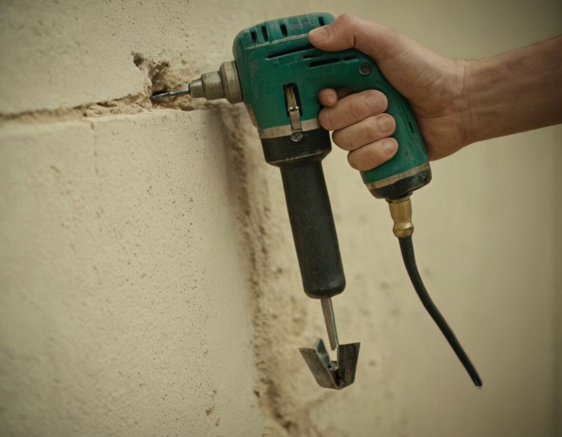 Oberfläche glatt schleifen - Dübel aus Wand entfernen: Schritt-für-Schritt-Anleitung für ein sauberes Ergebnis