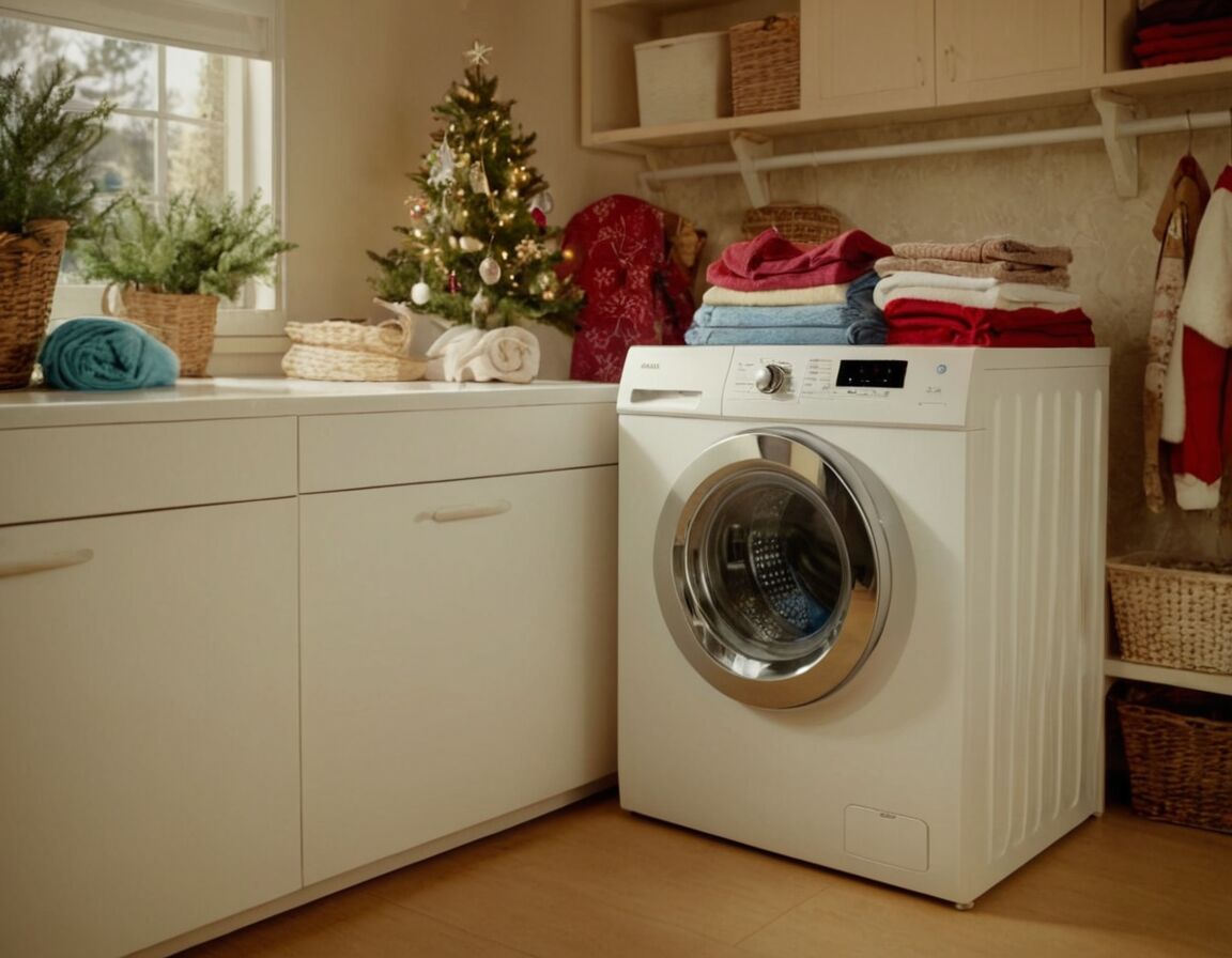 Wäsche nicht zu voll laden, für gründliche Reinigung - Wäsche waschen zwischen den Jahren: Tipps für die perfekte Pflege der Festtagskleidung
