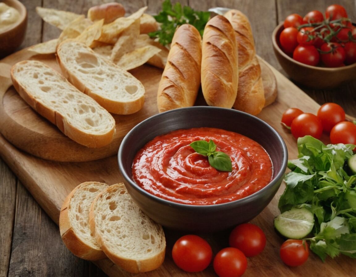 Joghurt-Dip mit Gurke für erfrischenden Geschmack   - Leckere Dips zu Baguette: Die besten Rezeptideen für jeden Anlass