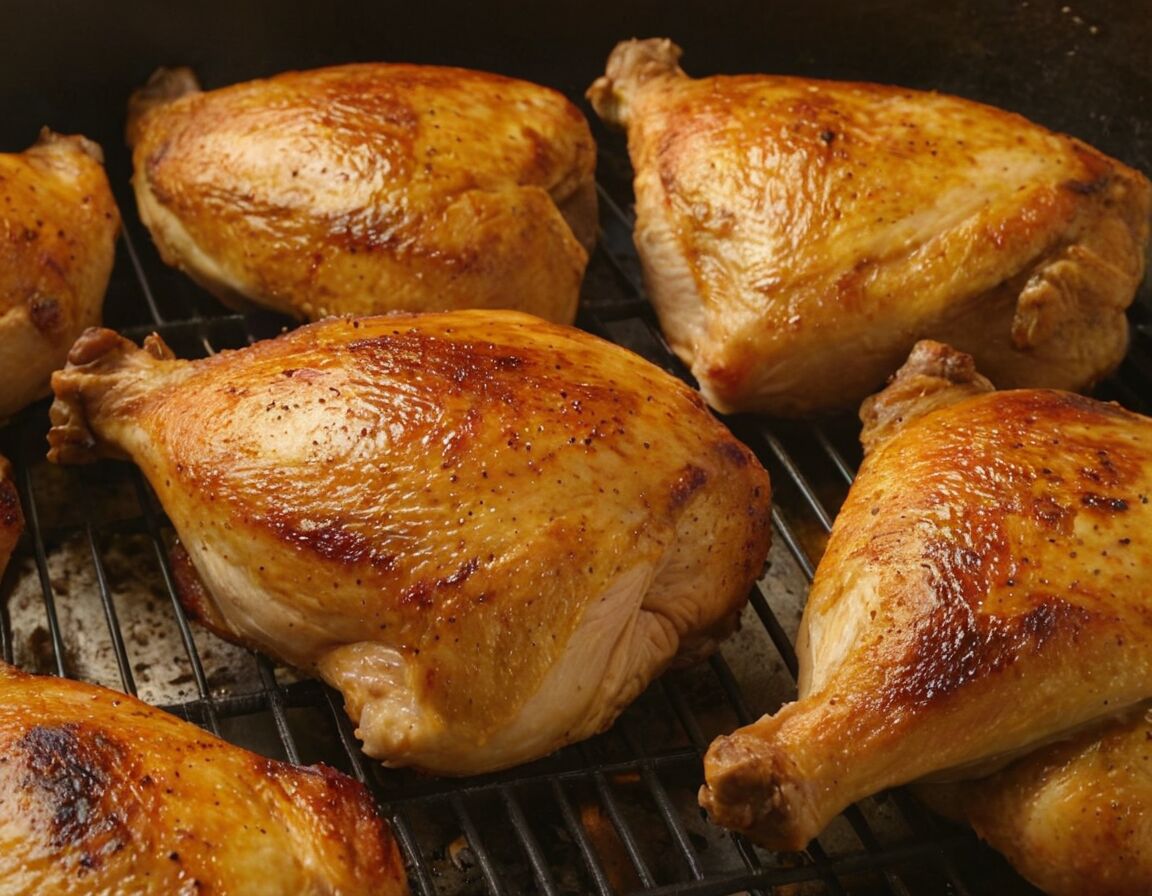 Backzeit: etwa 35 bis 45 Minuten - Wie lange brauchen Hähnchenschenkel im Backofen Umluft für ein perfektes Ergebnis?