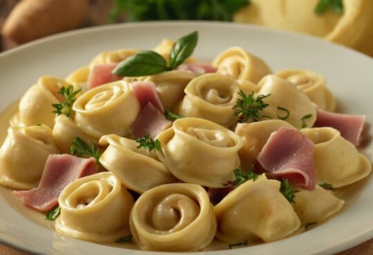 Tortellini mit Schinken in cremiger Sahnesoße: Ein einfaches Rezept für jeden Tag