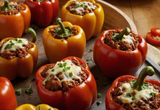 Gefüllte Paprika mit Hack: Ein einfaches Rezept für ein herzhaftes Familienessen