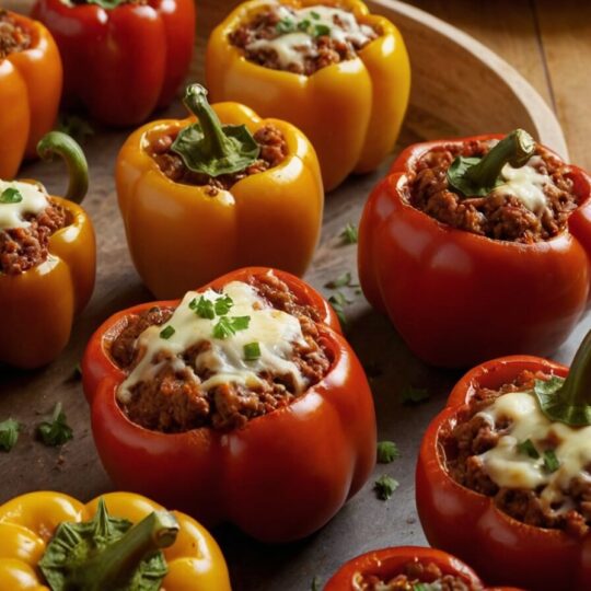 Gefüllte Paprika mit Hack: Ein einfaches Rezept für ein herzhaftes Familienessen