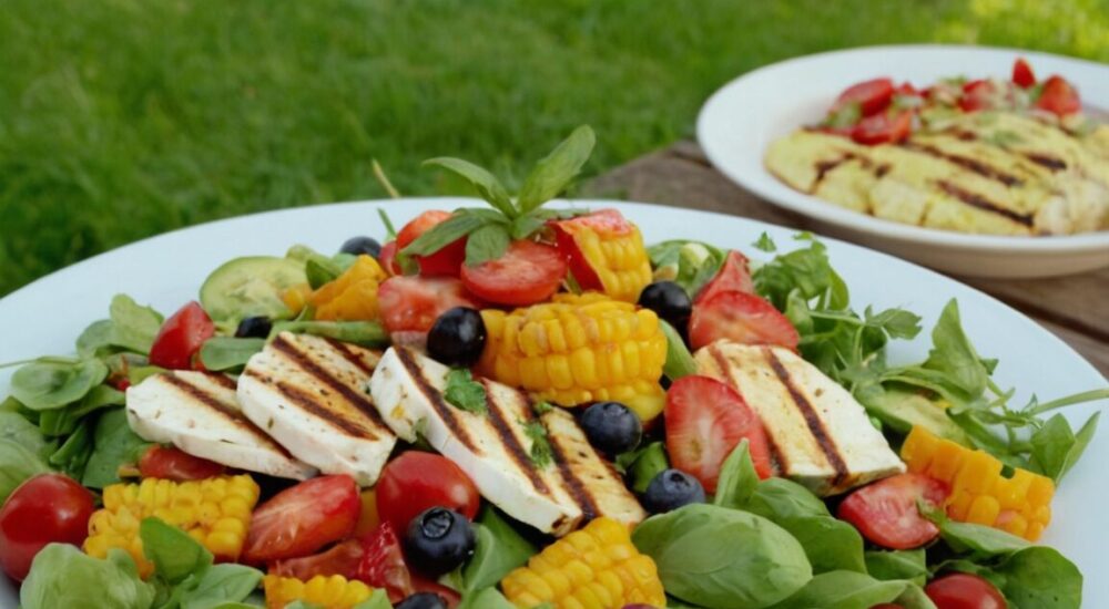 Sommerliche Salate zum Grillen: Frische Rezepte für die perfekte Grillparty