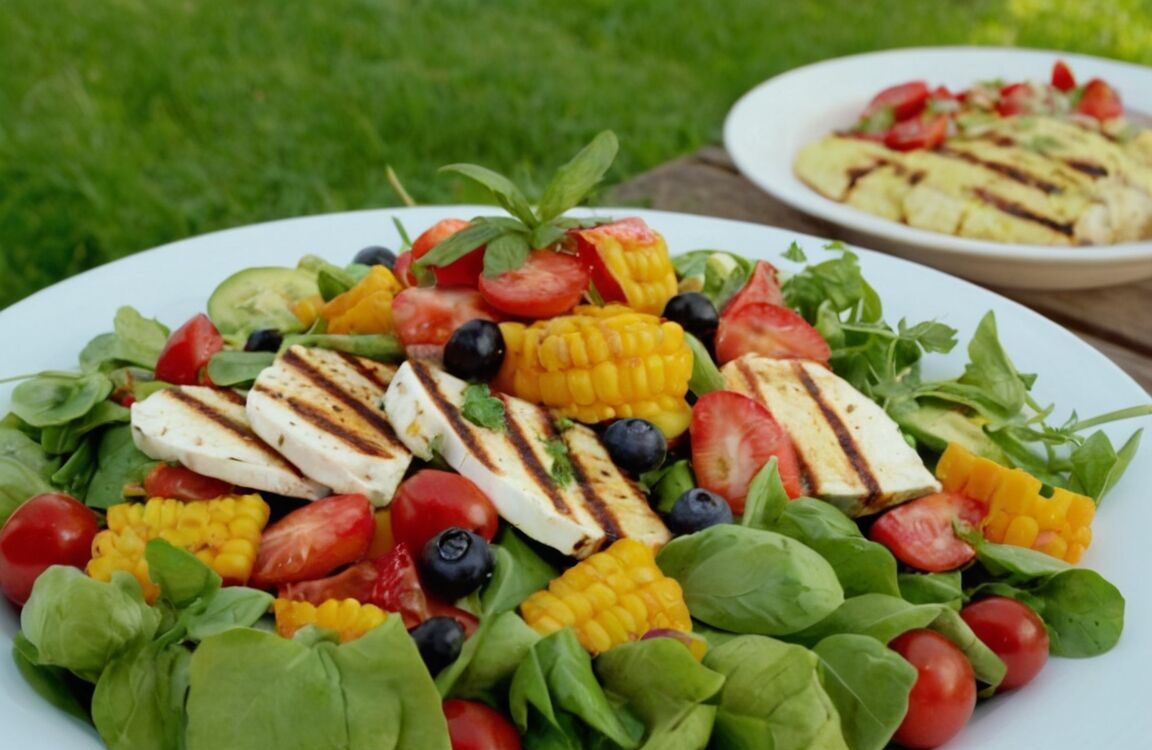 Sommerliche Salate zum Grillen: Frische Rezepte für die perfekte Grillparty