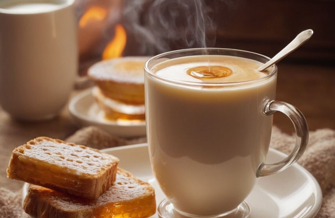 Heiße Milch mit Honig: Das perfekte Getränk für kalte Winterabende