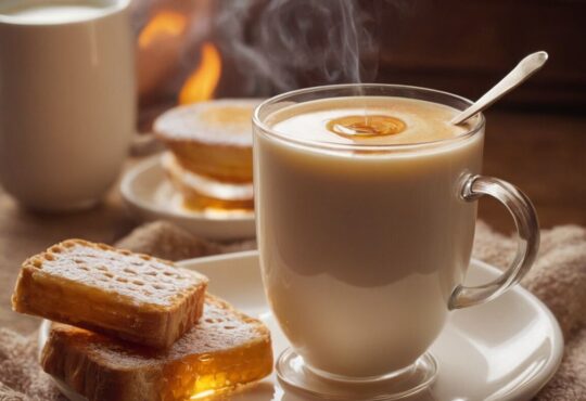 Heiße Milch mit Honig: Das perfekte Getränk für kalte Winterabende
