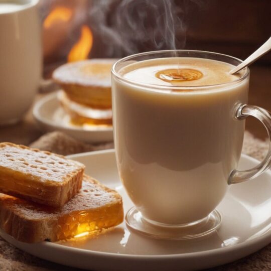 Heiße Milch mit Honig: Das perfekte Getränk für kalte Winterabende