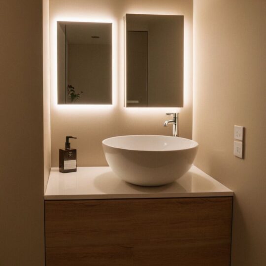 Gäste-WC Waschbecken mit Unterschrank: Stilvolle Lösungen für kleine Räume