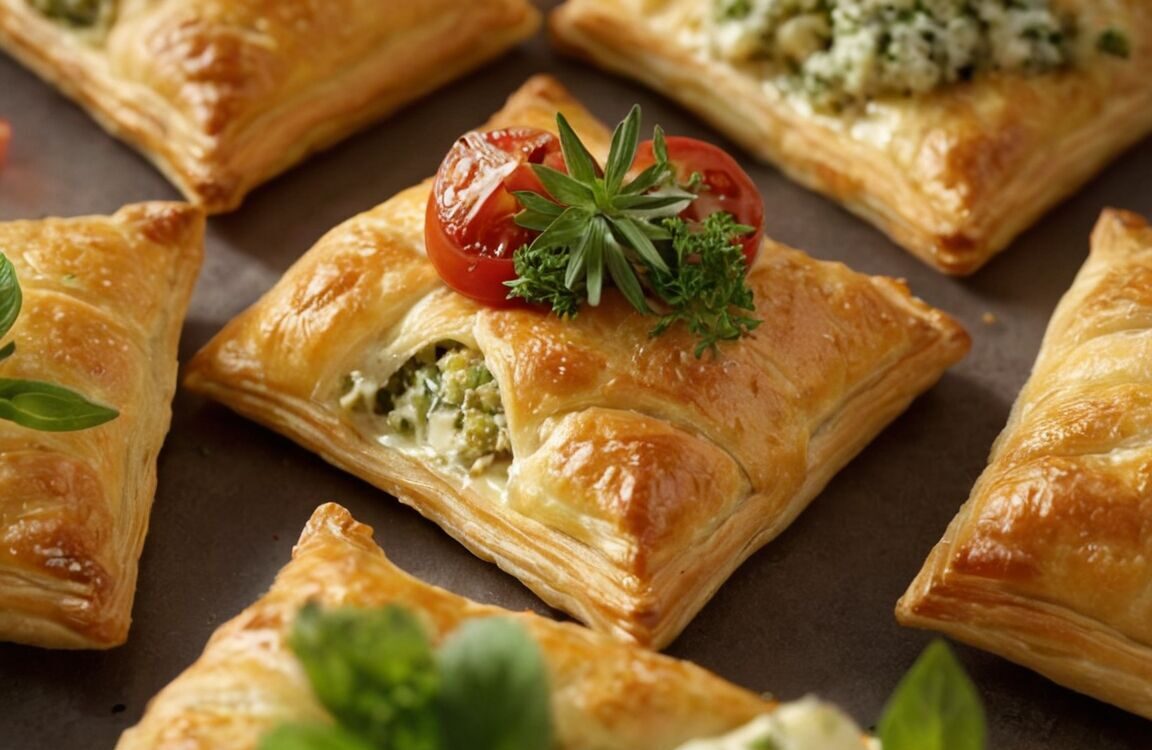 Herzhafte Snacks mit Blätterteig: Kreative Rezepte für jeden Anlass