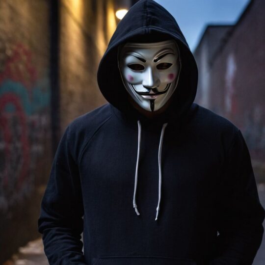 Wie sieht Banksy aus? Ein Blick hinter die Maske des geheimnisvollen Künstlers.